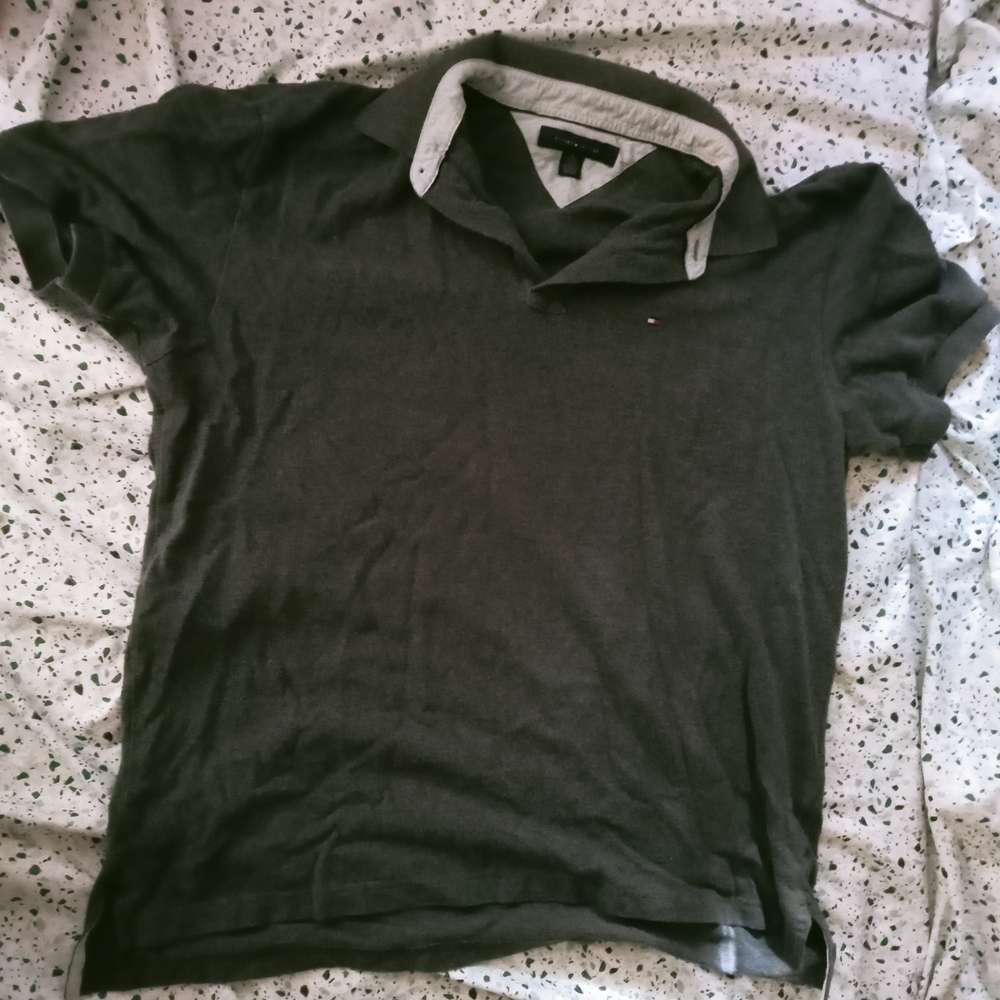 Tommy Hilfiger Dark Gray Polo Shirt